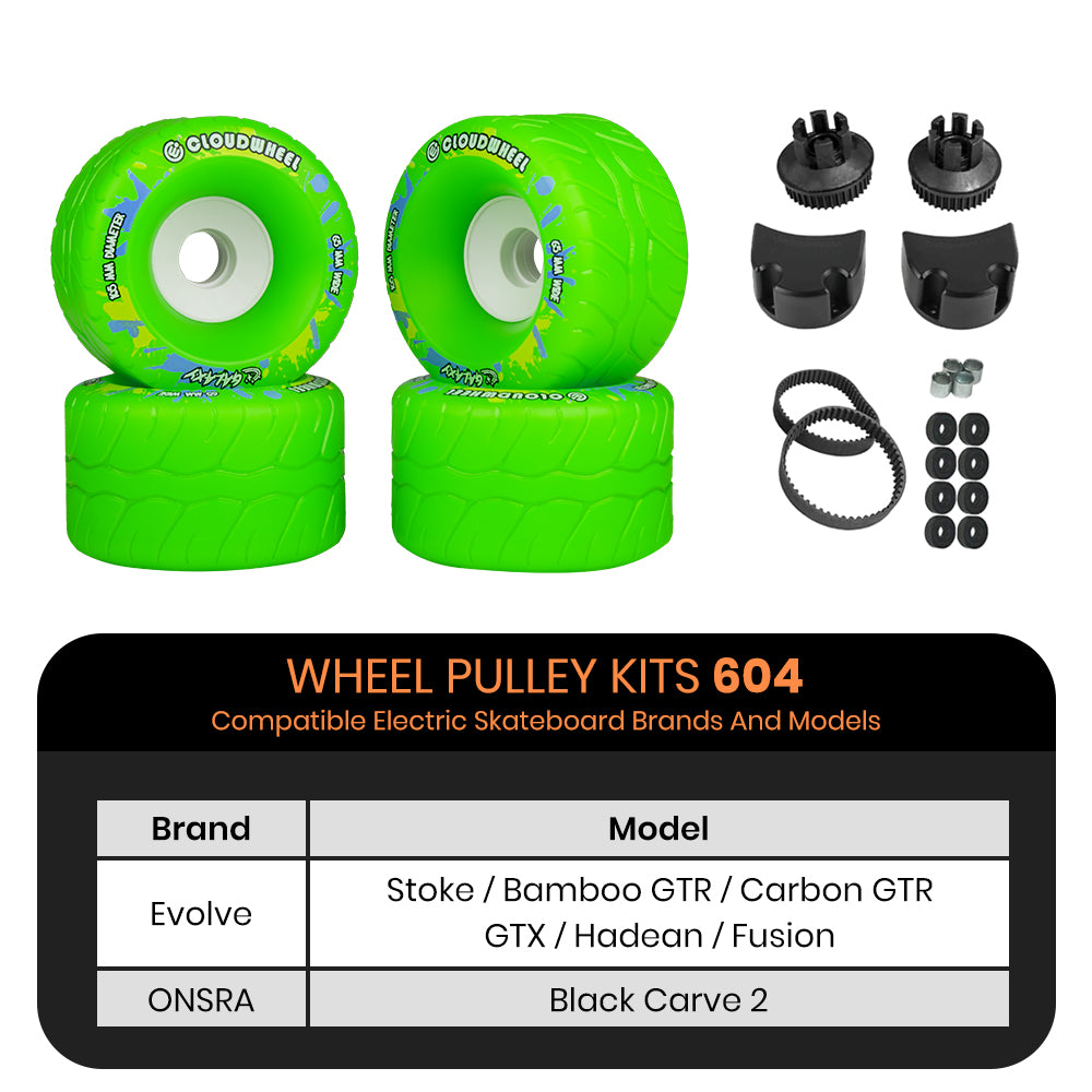 CLOUDWHEEL Galaxy 105mm Urban All Terrain Off Road Electric Skateboard Wheels