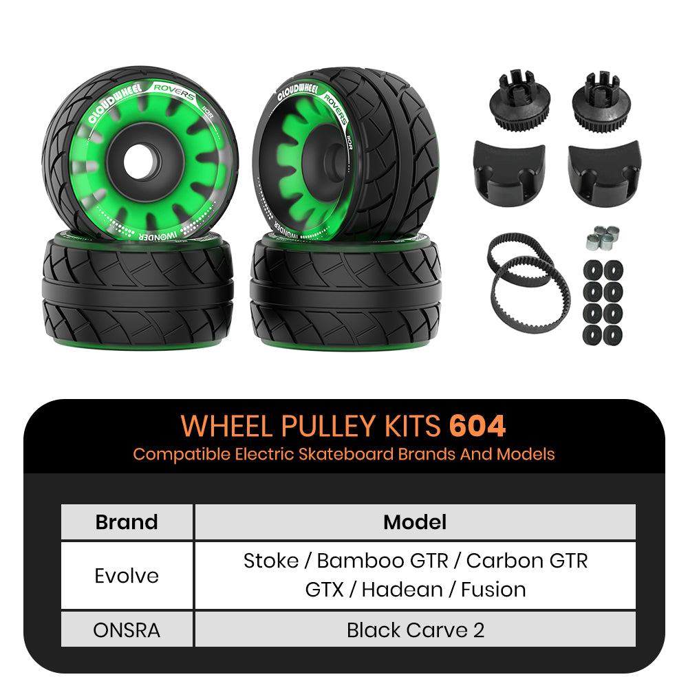 CLOUDWHEEL ROVERS 110R Urban All Terrain Off Road Electric Skateboard Wheels