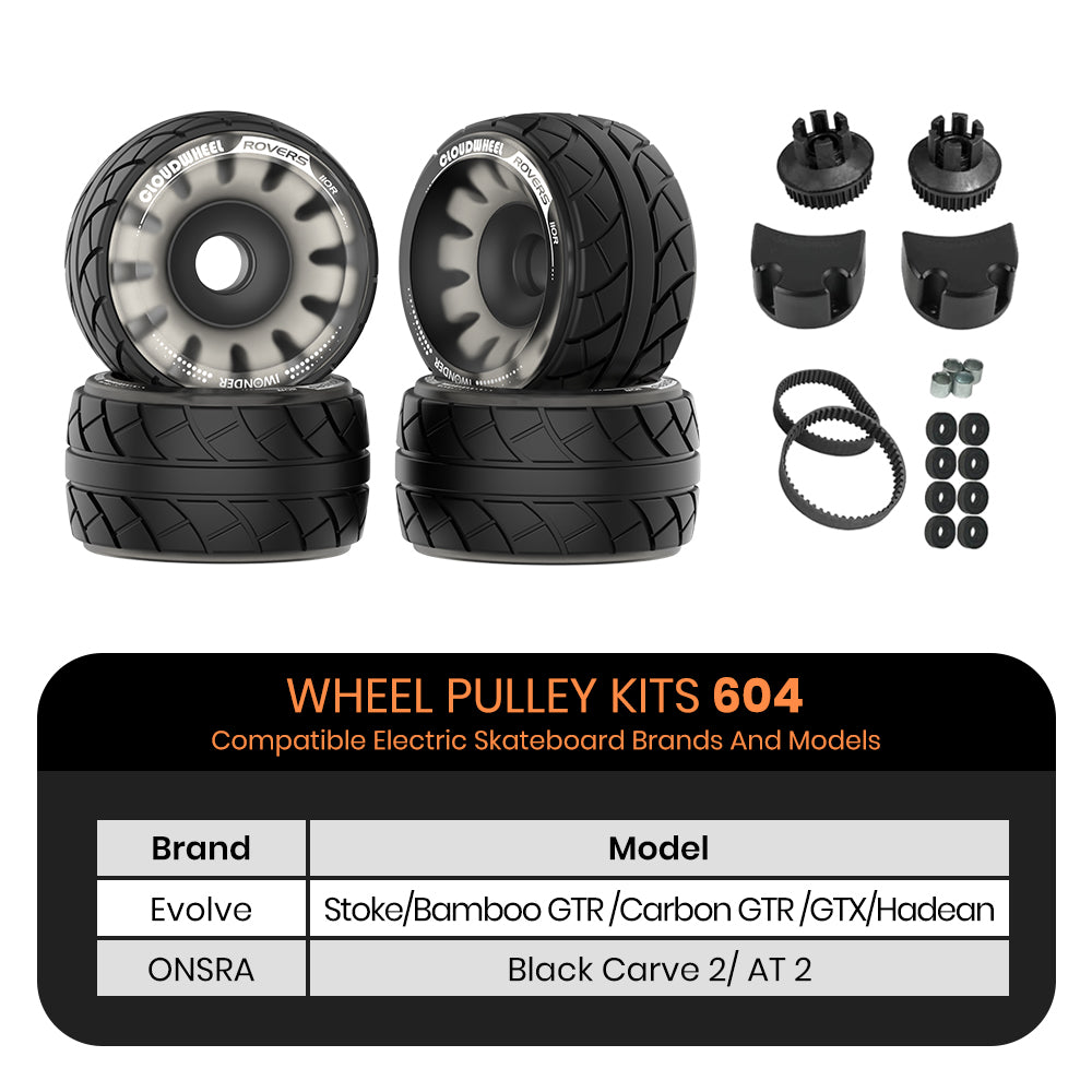 CLOUDWHEEL ROVERS 110R Urban All Terrain Off Road Electric Skateboard Wheels