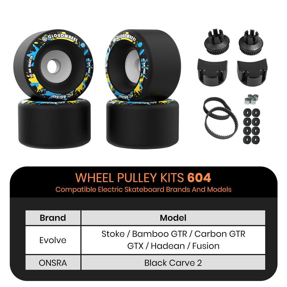 CLOUDWHEEL Galaxy 105mm Urban All Terrain Off Road Electric Skateboard Wheels