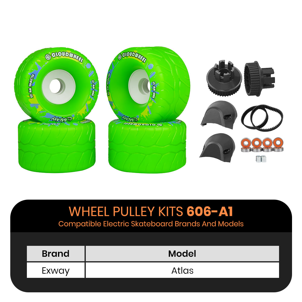 CLOUDWHEEL Galaxy 105mm Urban All Terrain Off Road Electric Skateboard Wheels