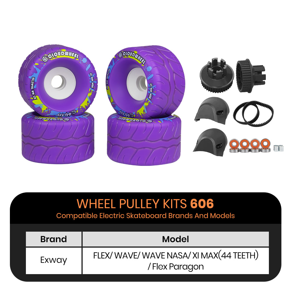 CLOUDWHEEL Galaxy 105mm Urban All Terrain Off Road Electric Skateboard Wheels