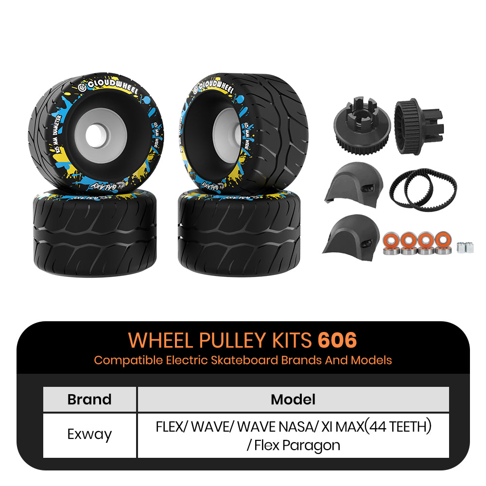 CLOUDWHEEL Galaxy 105mm Urban All Terrain Off Road Electric Skateboard Wheels