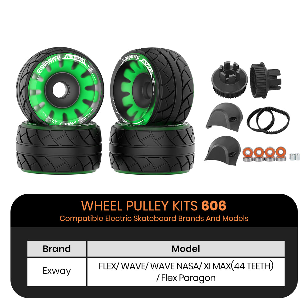 CLOUDWHEEL ROVERS 110R Urban All Terrain Off Road Electric Skateboard Wheels