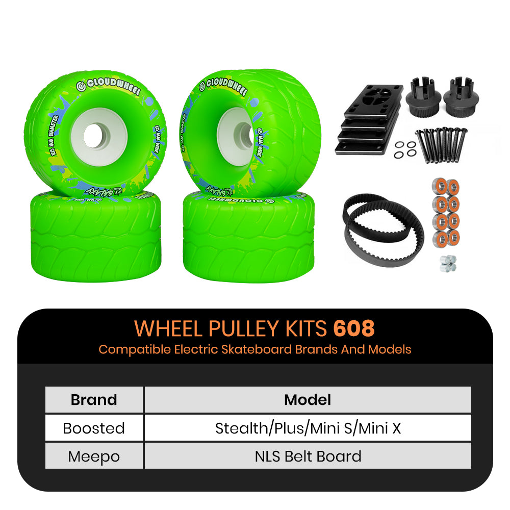 CLOUDWHEEL Galaxy 105mm Urban All Terrain Off Road Electric Skateboard Wheels