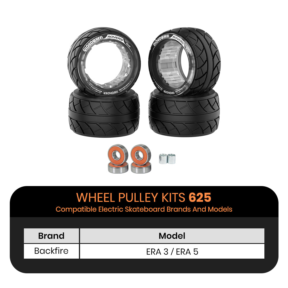 CLOUDWHEEL ROVERS 110R Hub Motor Sleeve Urban All Terrain Off Road Electric Skateboard Wheels