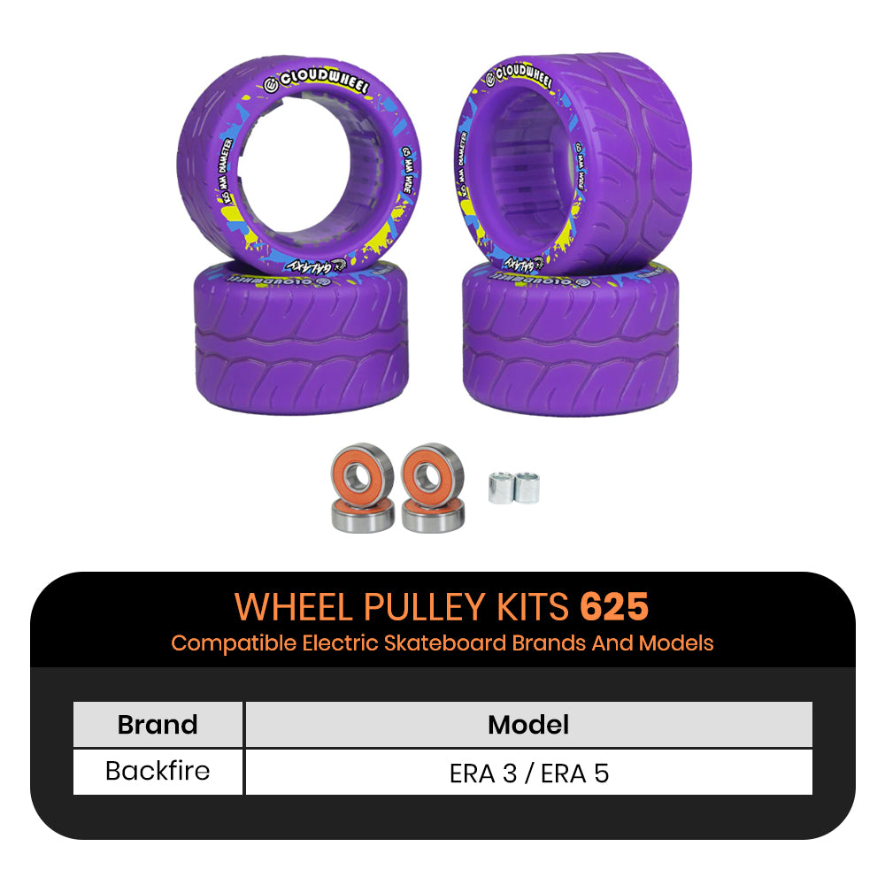 CLOUDWHEEL Galaxy 105mm Hub Motor Sleeve Urban All Terrain Off Road Electric Skateboard Wheels