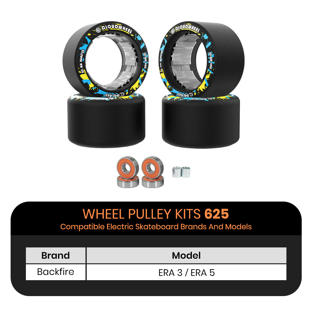 CLOUDWHEEL Galaxy 105mm Hub Motor Sleeve Urban All Terrain Off Road Electric Skateboard Wheels
