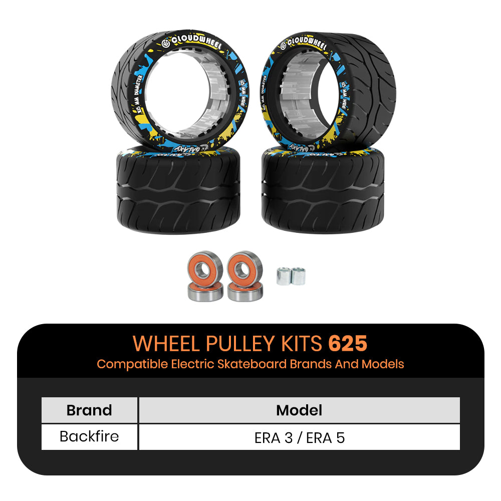 CLOUDWHEEL Galaxy 105mm Hub Motor Sleeve Urban All Terrain Off Road Electric Skateboard Wheels