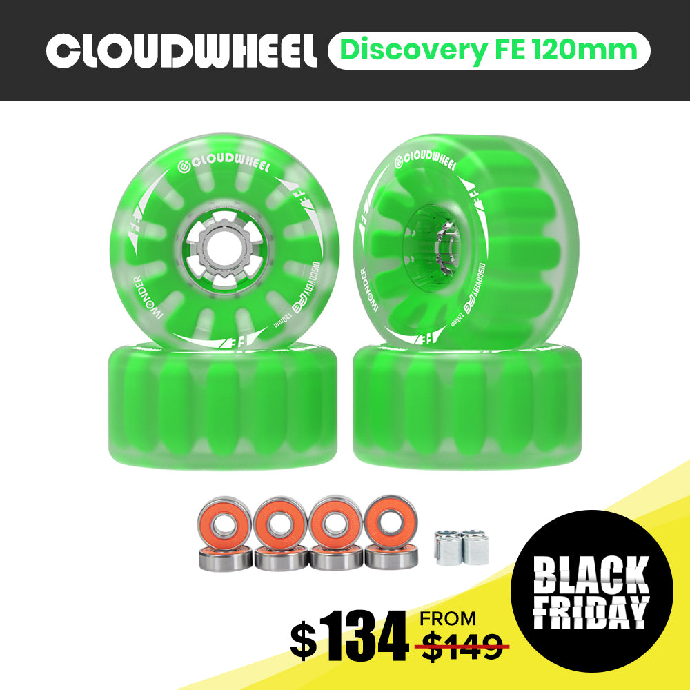 CLOUDWHEEL Discovery FE 120mm Urban All Terrain Off Road Electric Skateboard Wheels