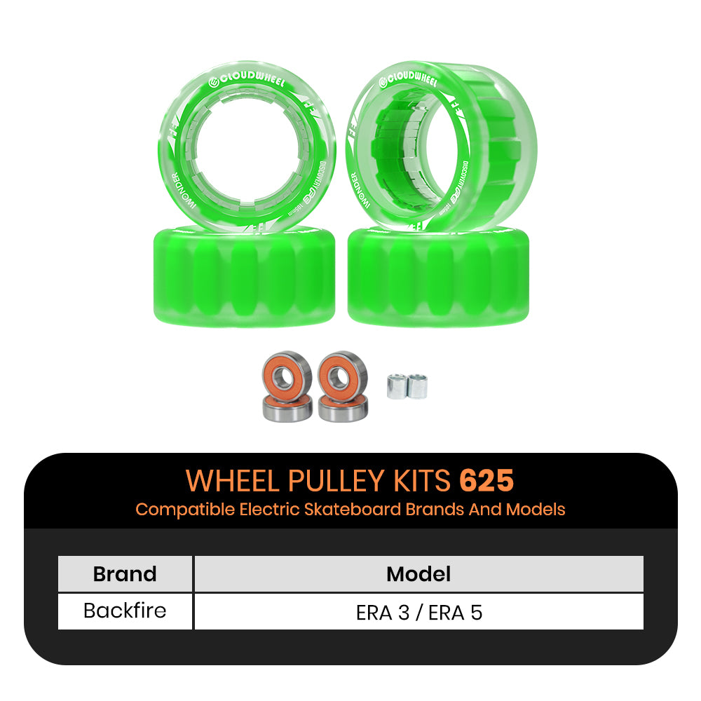 CLOUDWHEEL Discovery FE 105mm Hub Motor Sleeve Urban All Terrain Off Road Electric Skateboard Wheels