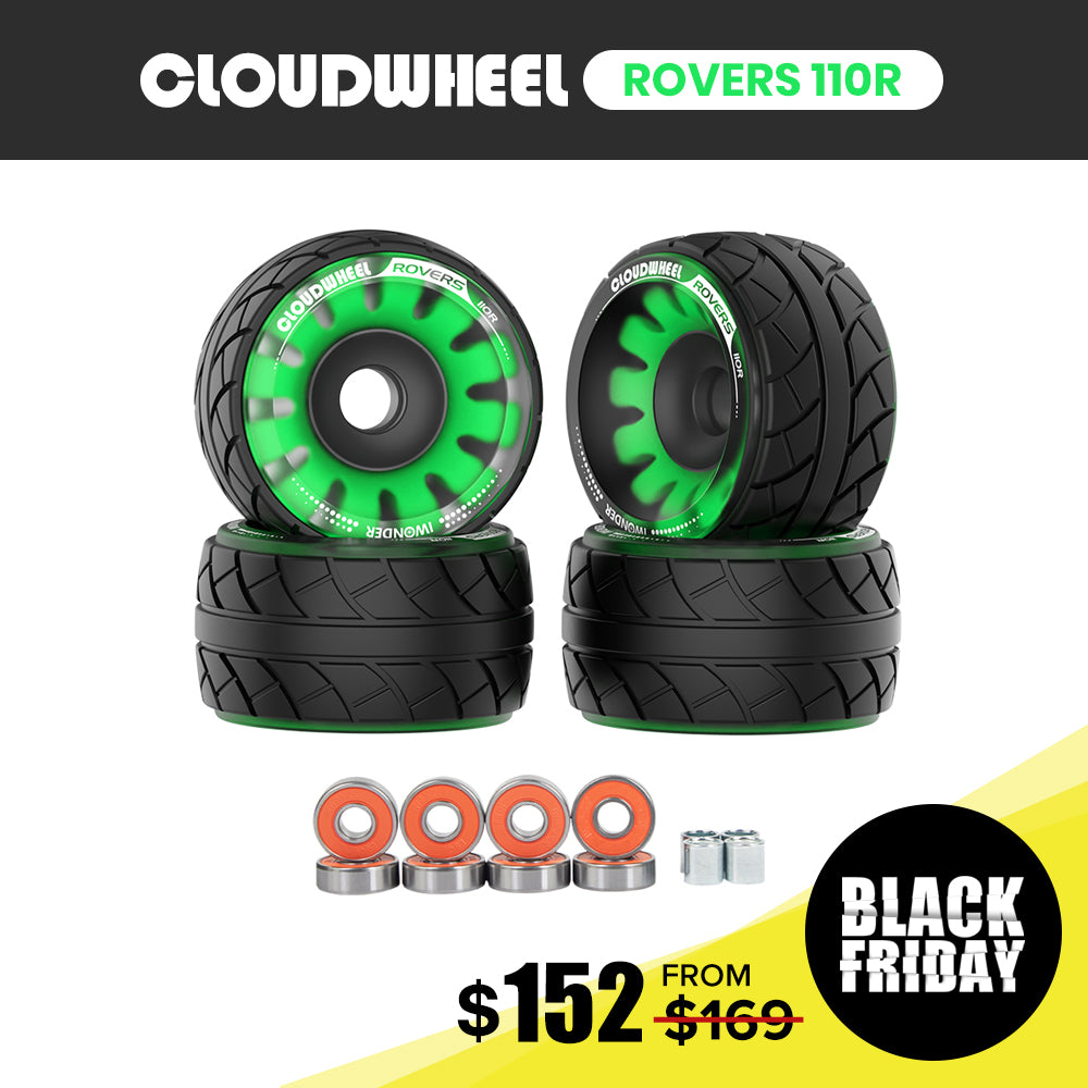 CLOUDWHEEL ROVERS 110R Urban All Terrain Off Road Electric Skateboard Wheels