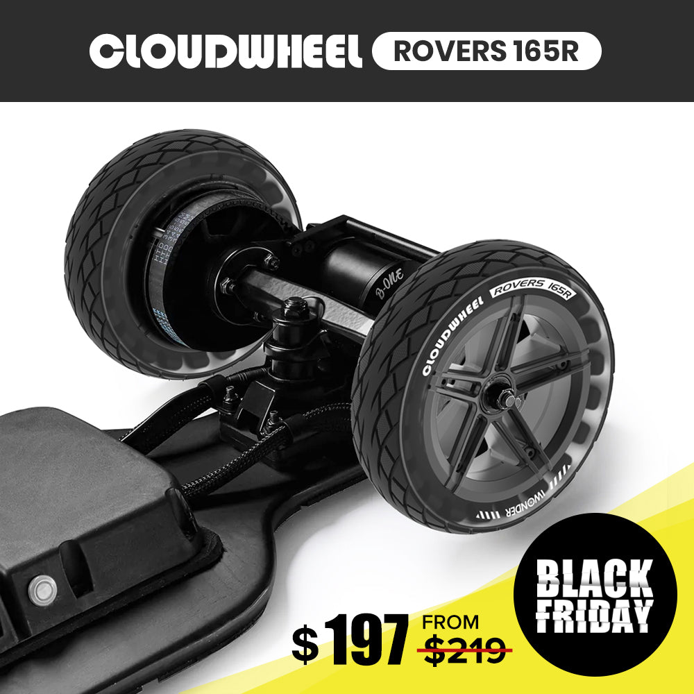 CLOUDWHEEL ROVERS 165R Urban All Terrain Off Road Electric Skateboard Wheels
