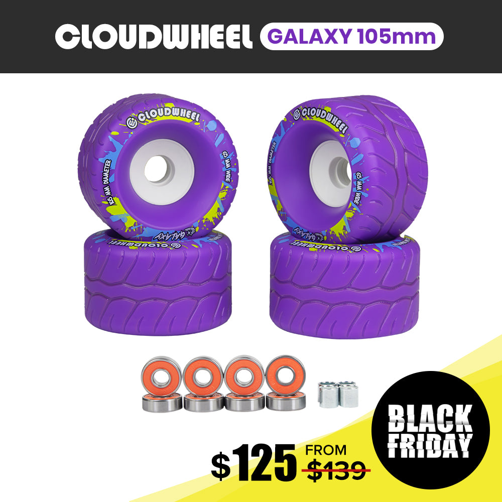 CLOUDWHEEL Galaxy 105mm Urban All Terrain Off Road Electric Skateboard Wheels