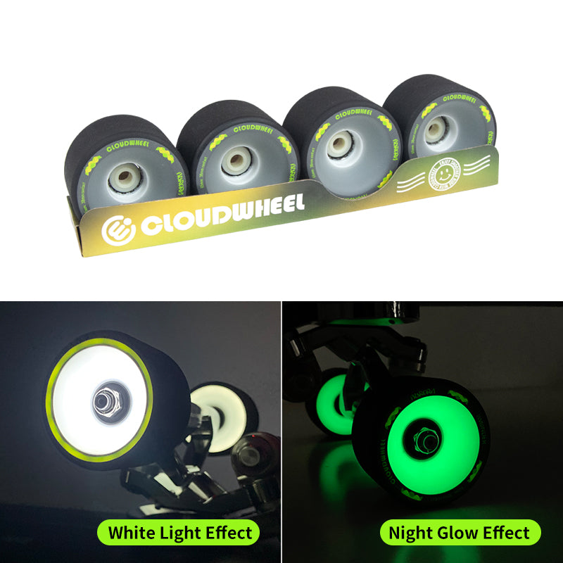 CLOUDWHEEL Aurora/Moon 65mm Professional Luminescent Wheels