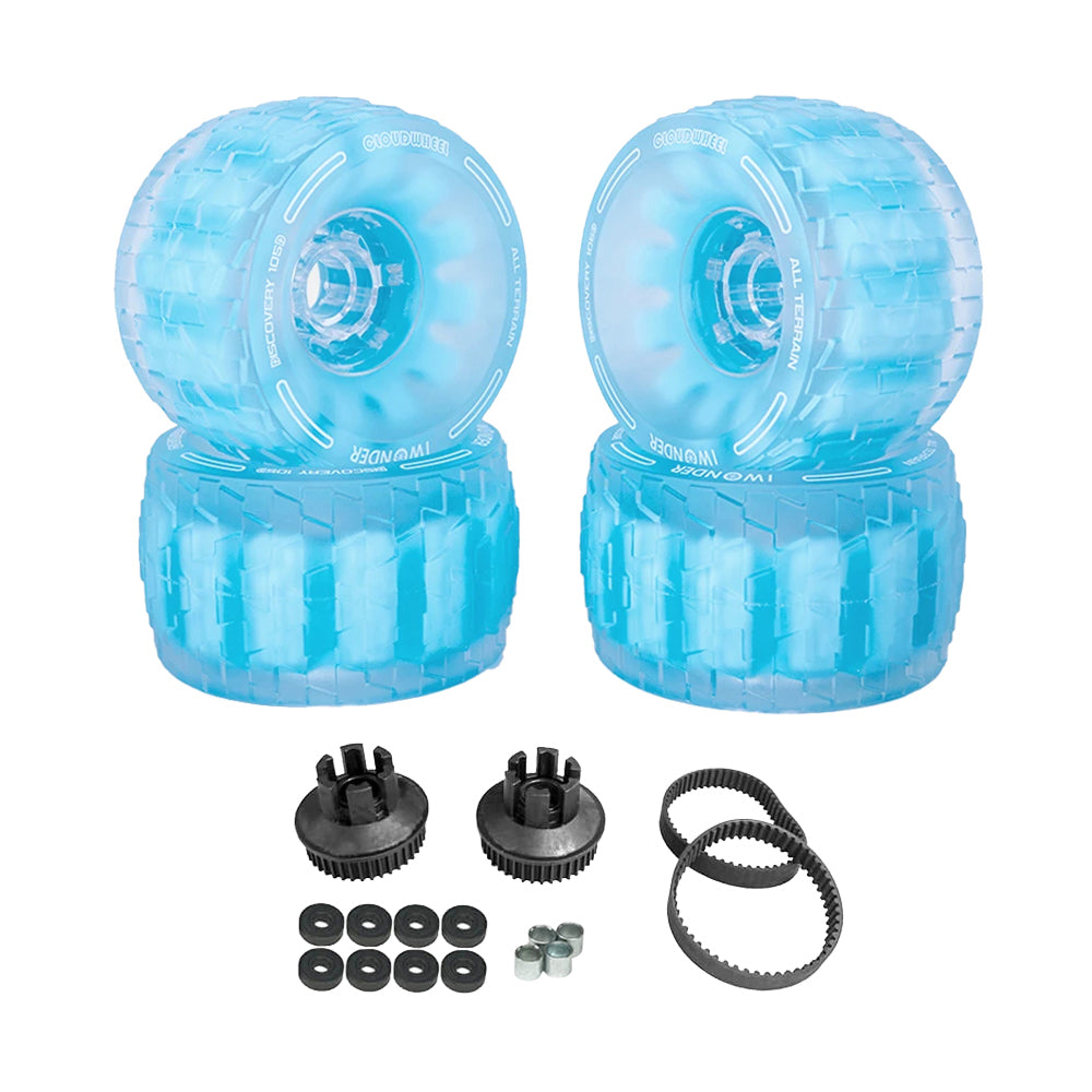 CLOUDWHEEL Discovery 120mm/105mm Urban All Terrain Off Road Electric Skateboard Wheels For Meepo Belt Board Wheel Pulley Kit