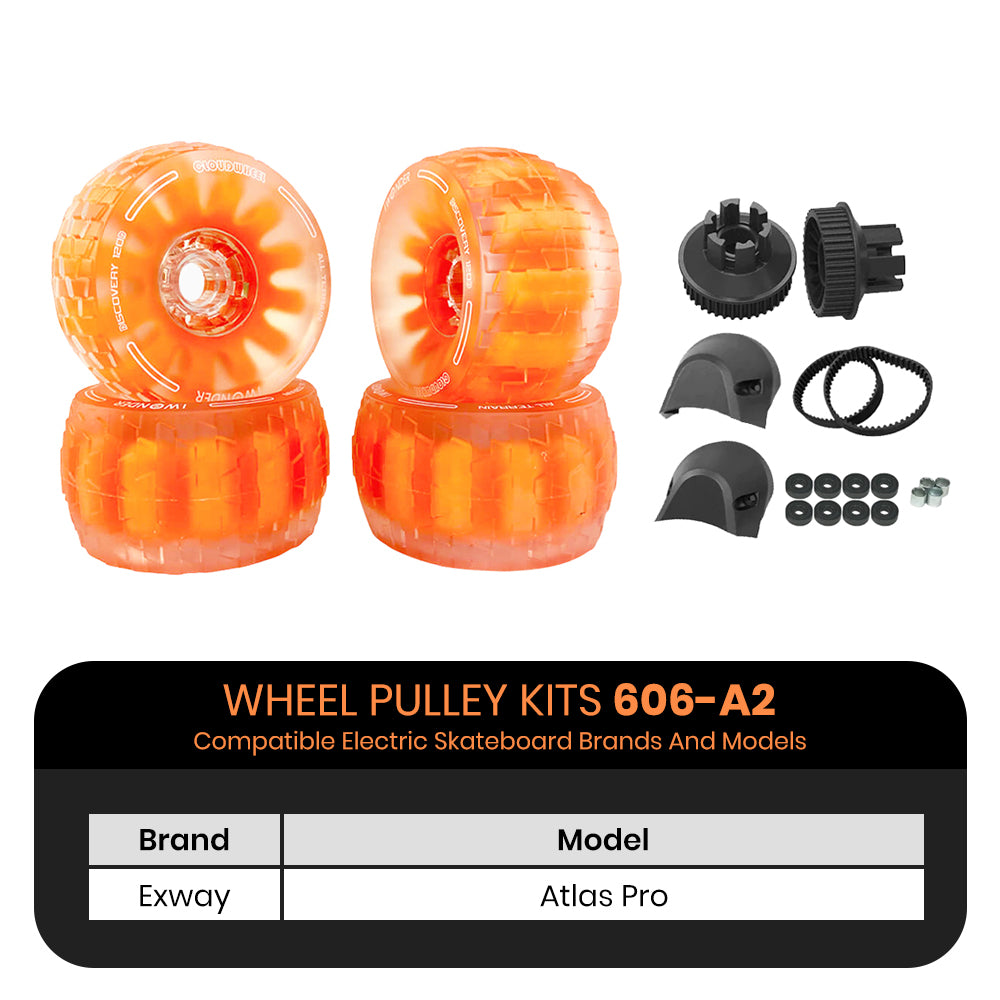 IWONDER Cloud Wheel Pulley Conversion Kit For Evolve Skateboards - 5M-40T Discovery Version