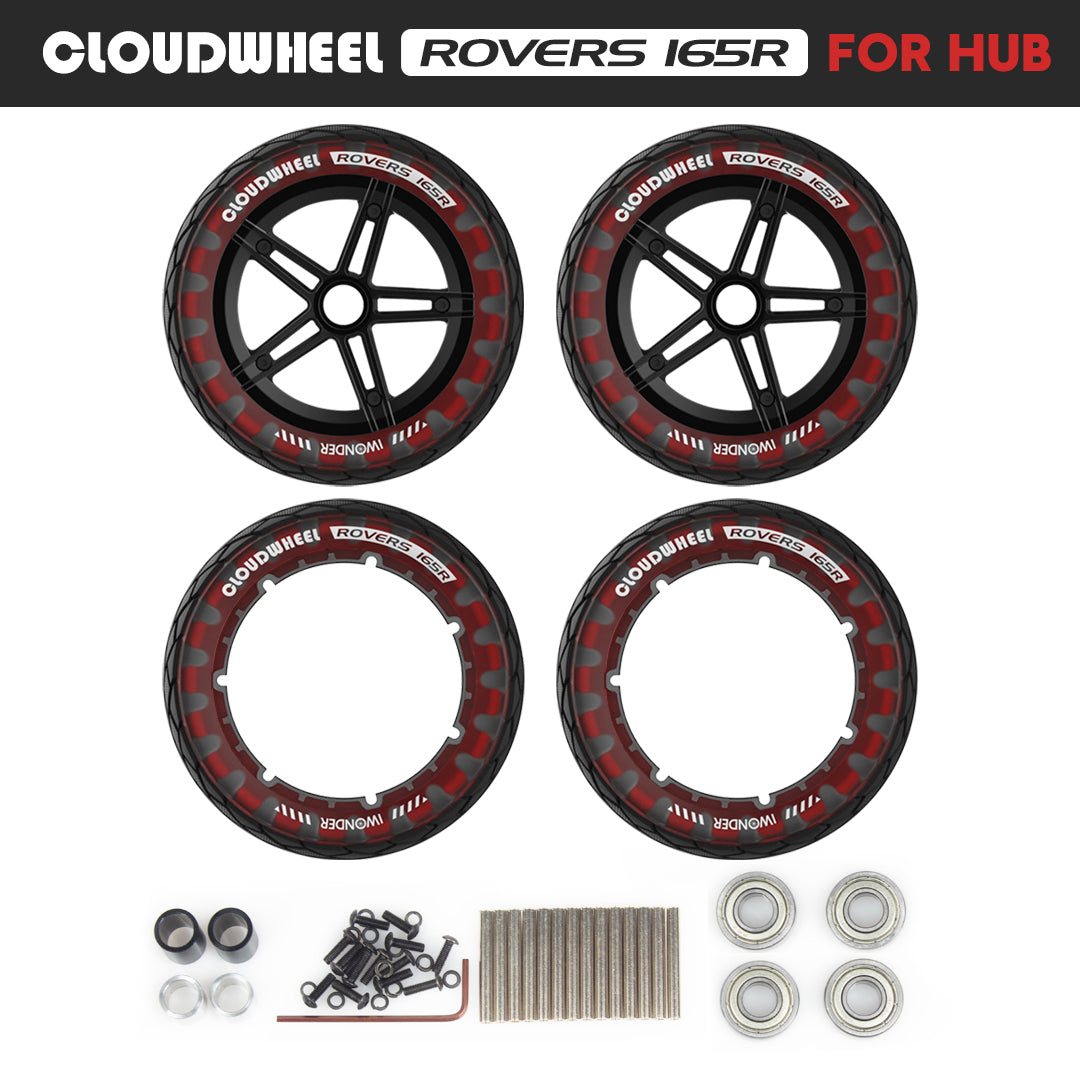 CLOUDWHEEL ROVERS 165R Urban All Terrain Off Road Electric Skateboard Wheels