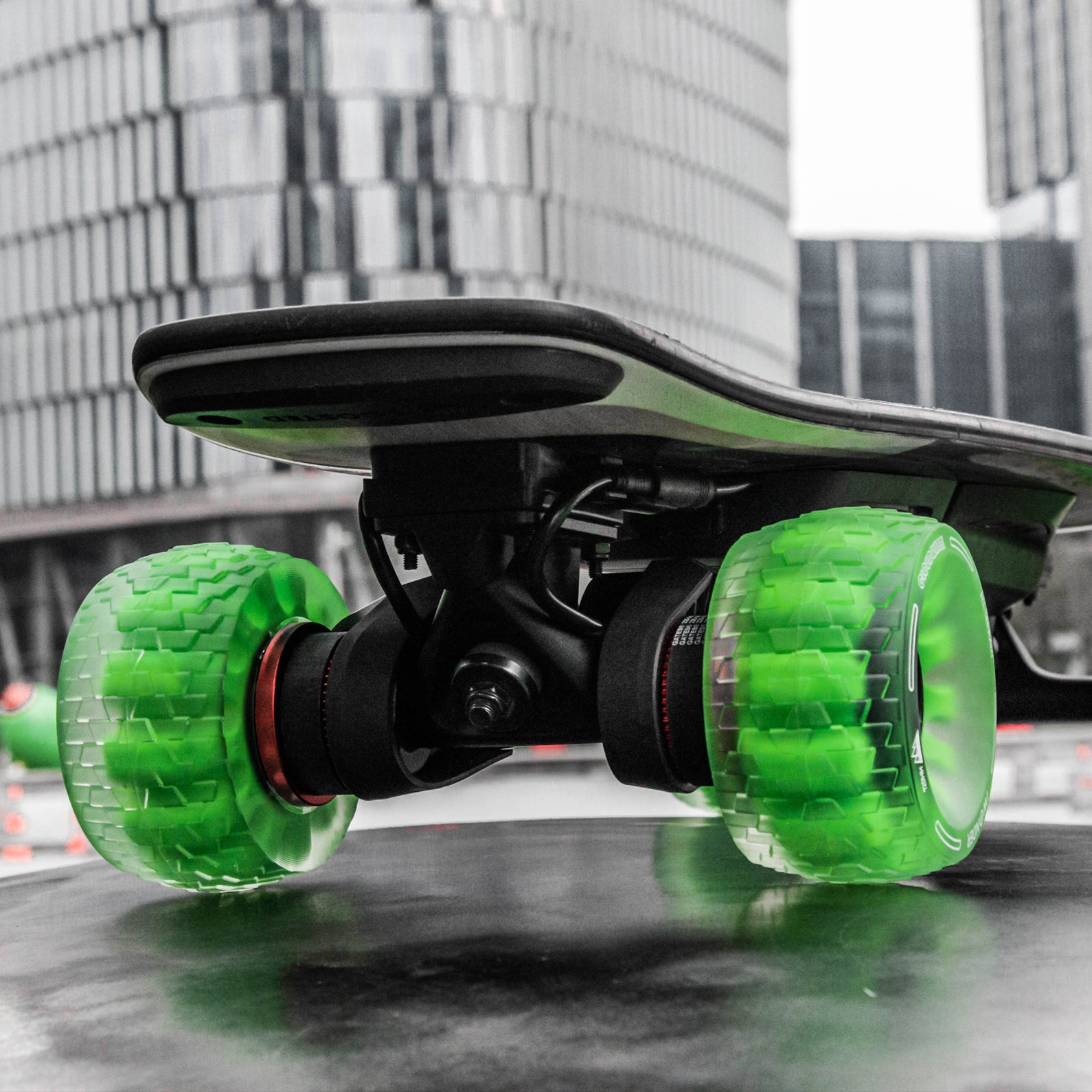 CLOUDWHEEL Discovery 120mm/105mm Urban All Terrain Off Road Electric Skateboard Wheels For WowGo Boards Wheel Pulley Kit