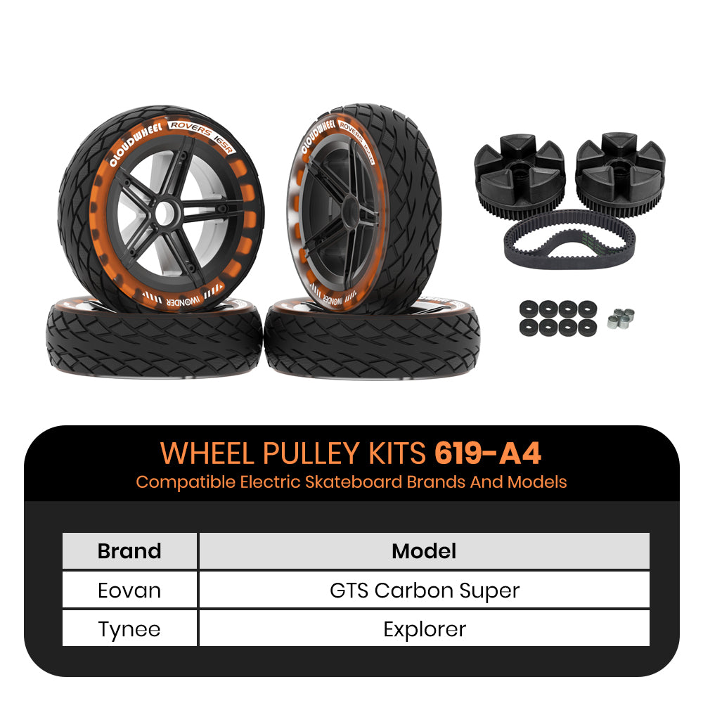 CLOUDWHEEL ROVERS 165R Urban All Terrain Off Road Electric Skateboard Wheels