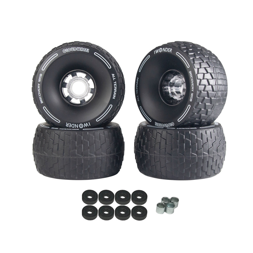 CLOUDWHEEL Discovery 120mm/105mm Urban All Terrain Off Road Electric Skateboard Wheels