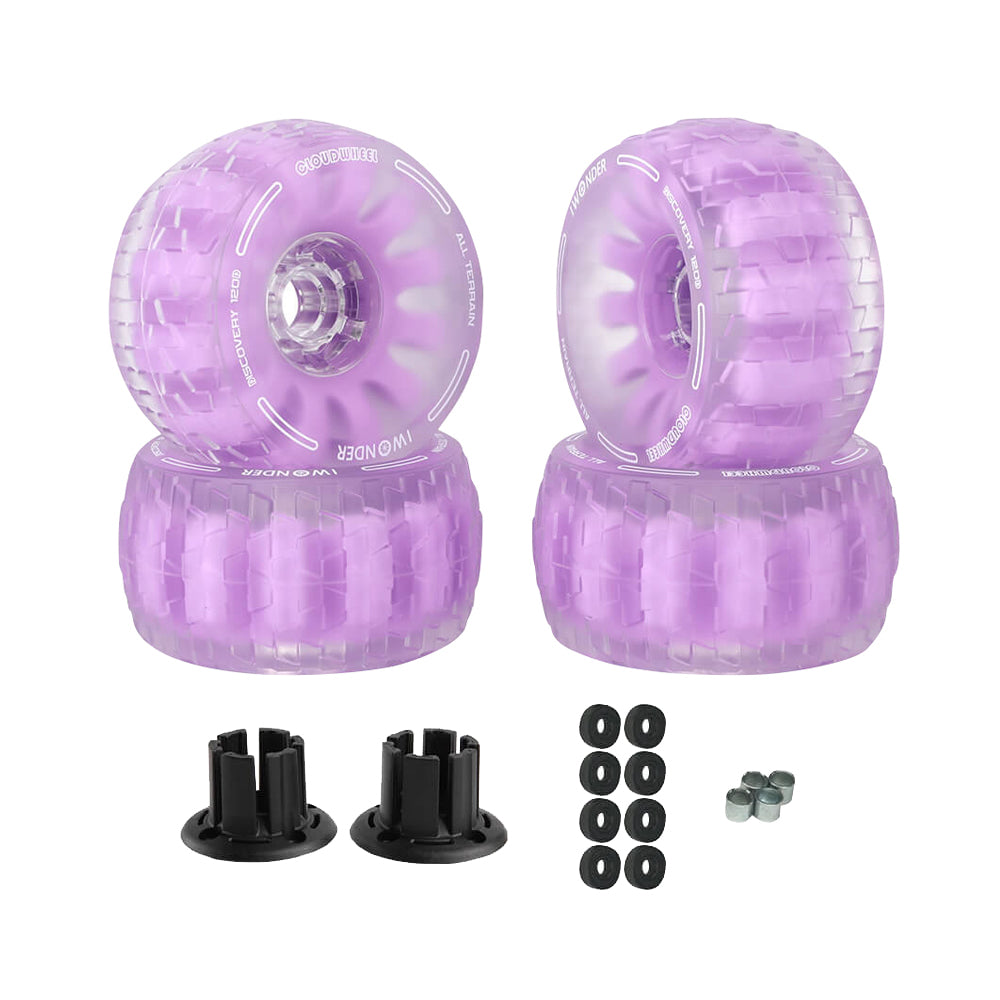 CLOUDWHEEL Discovery 120mm/105mm Urban All Terrain Off Road Electric Skateboard Wheels For Revel Kit Direct Drive Wheel Pulley Kit