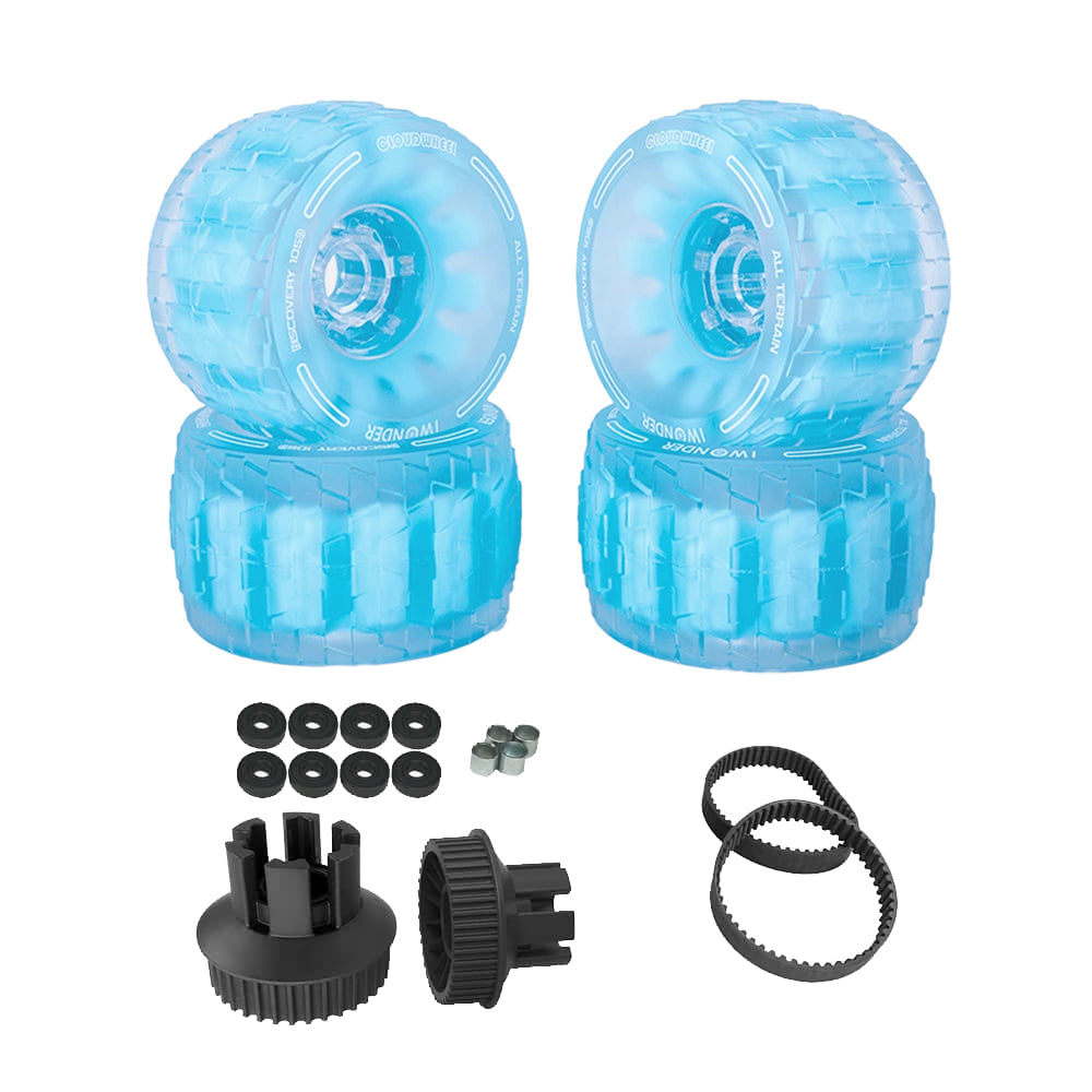 CLOUDWHEEL Discovery 120mm/105mm Urban All Terrain Off Road Electric Skateboard Wheels For Backfire Boards Wheel Pulley Kit