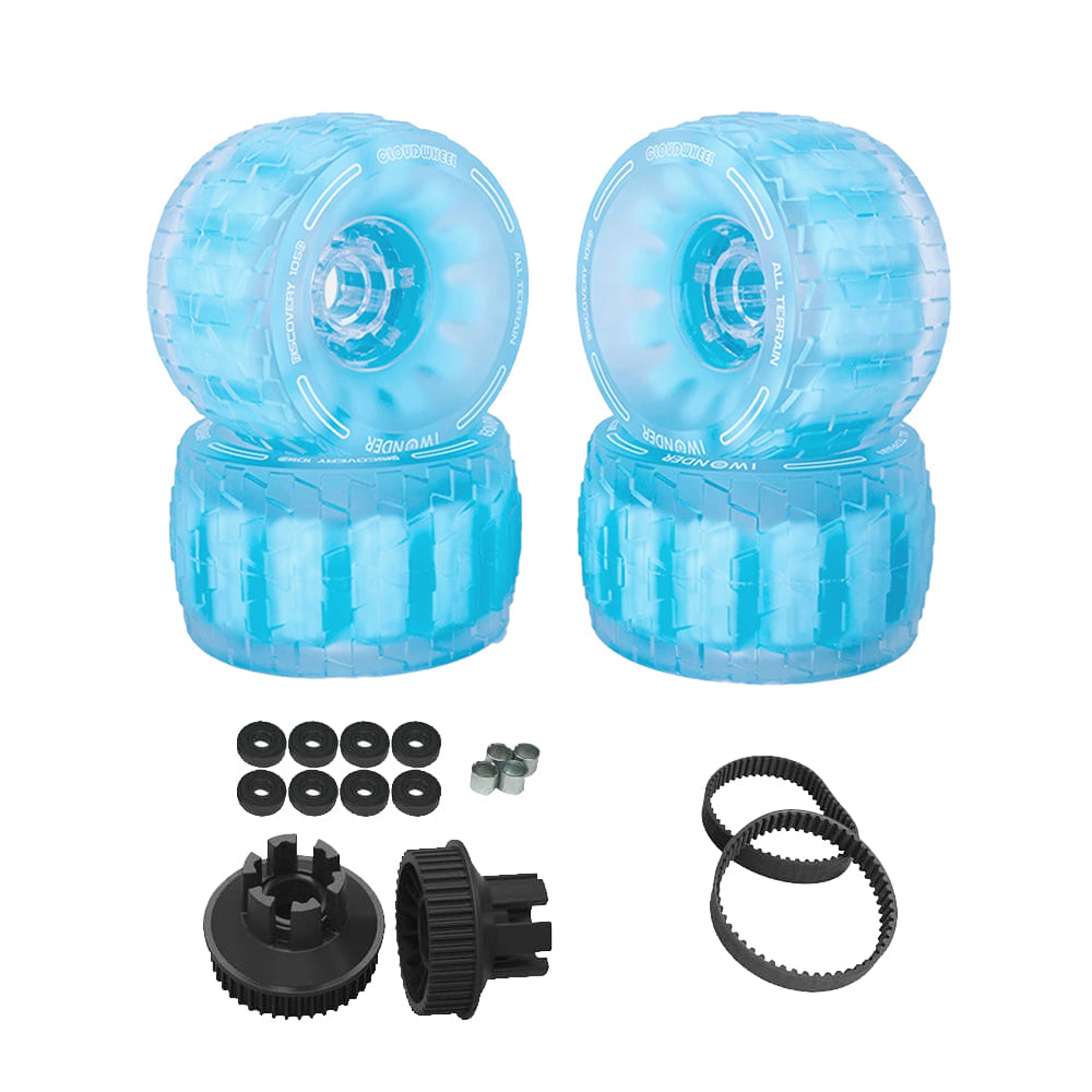 CLOUDWHEEL Discovery 120mm/105mm Urban All Terrain Off Road Electric Skateboard Wheels For B-ONE Boards Wheel Pulley Kit