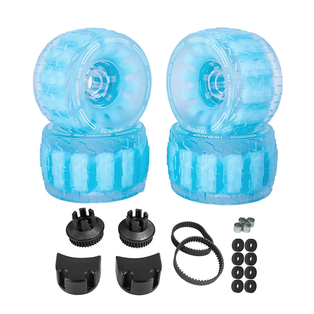 CLOUDWHEEL Discovery 120mm/105mm Urban All Terrain Off Road Electric Skateboard Wheels For Evolve Boards Wheel Pulley Kit