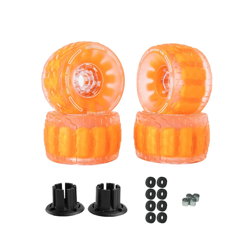 CLOUDWHEEL Discovery 120mm/105mm Urban All Terrain Off Road Electric Skateboard Wheels For Revel Kit Direct Drive Wheel Pulley Kit