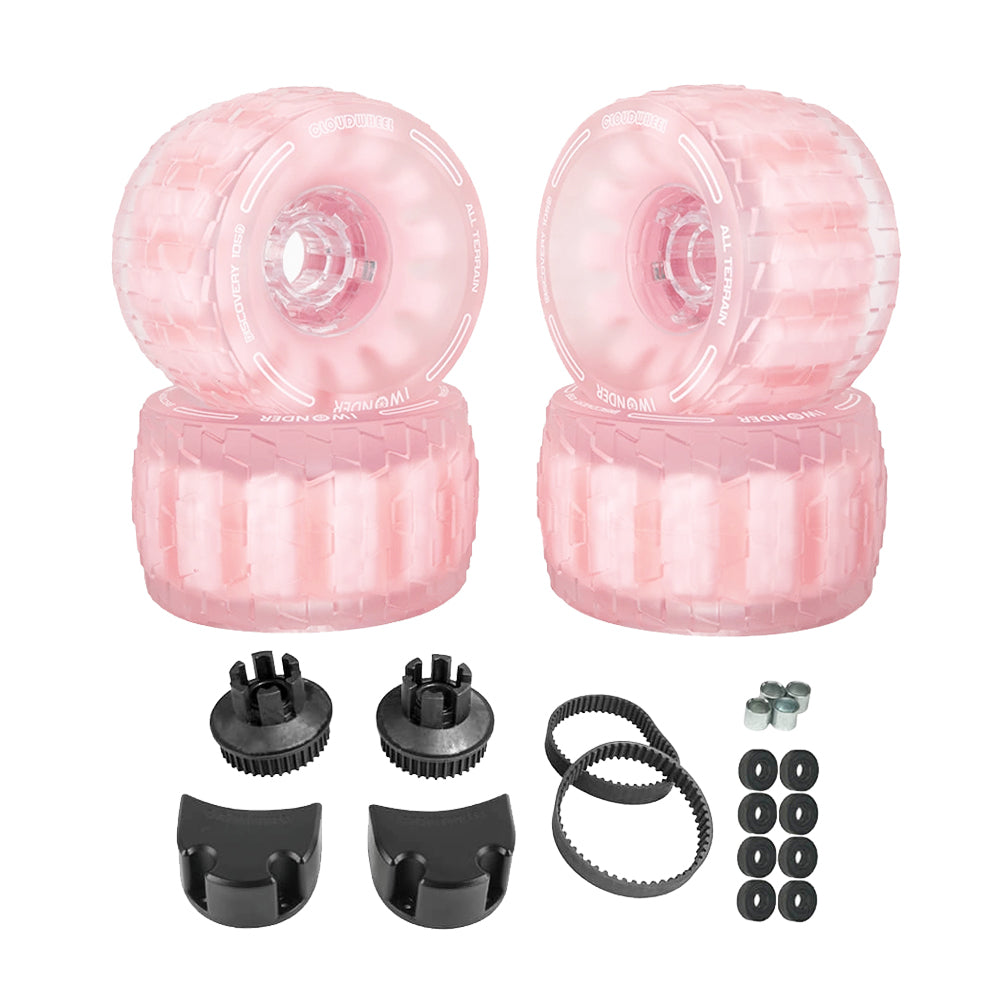 CLOUDWHEEL Discovery 120mm/105mm Urban All Terrain Off Road Electric Skateboard Wheels For Eovan Boards Wheel Pulley Kit