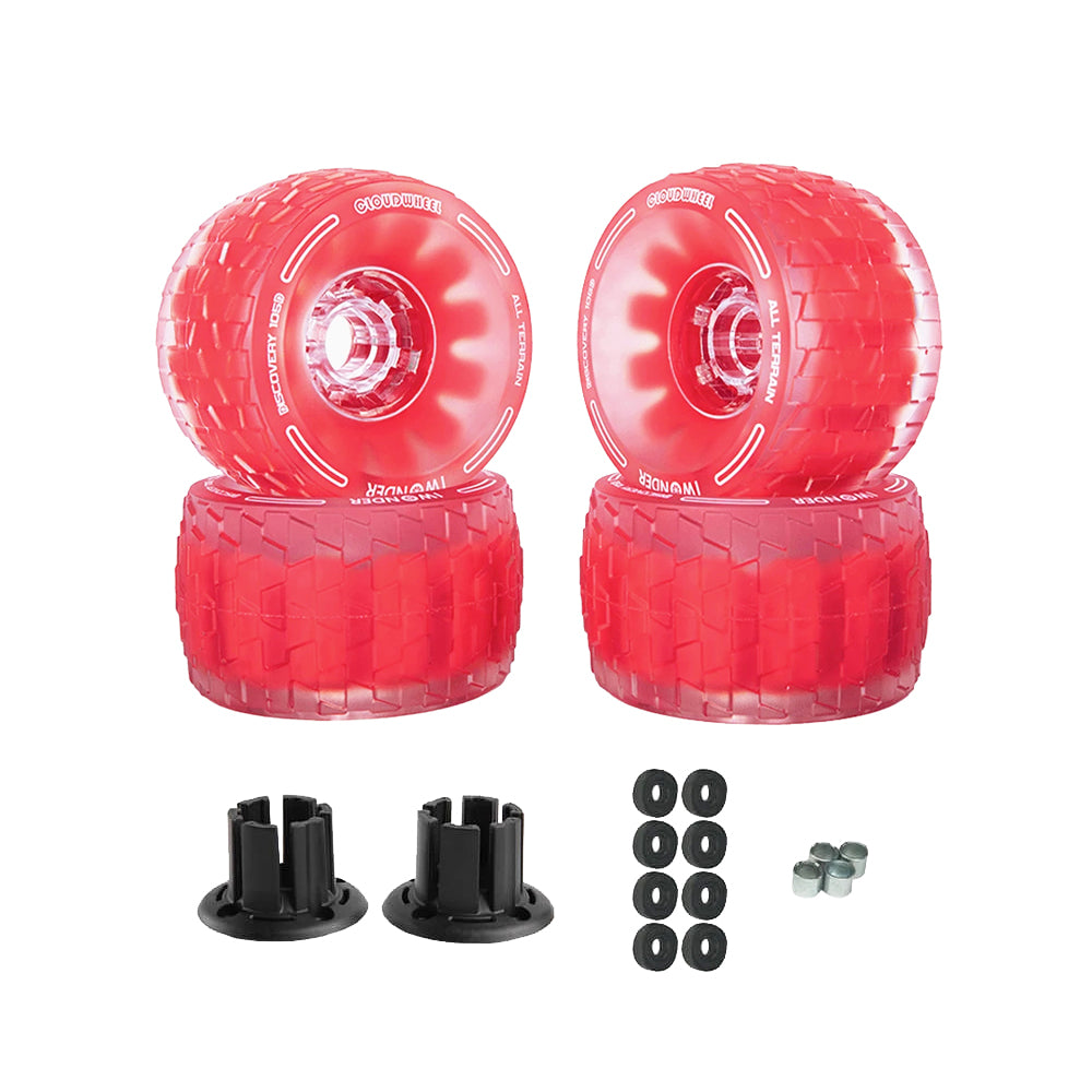 CLOUDWHEEL Discovery 120mm/105mm Urban All Terrain Off Road Electric Skateboard Wheels For Revel Kit Direct Drive Wheel Pulley Kit