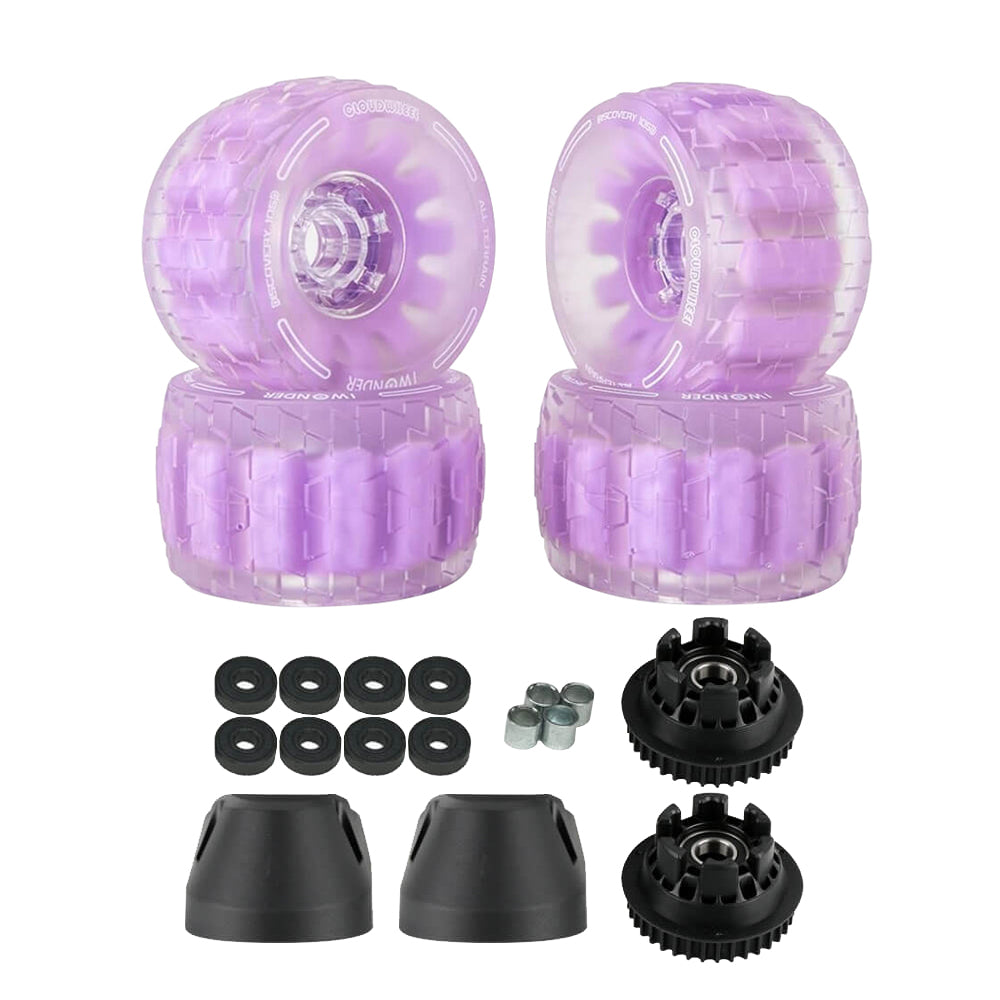 CLOUDWHEEL Discovery 120mm/105mm Urban All Terrain Off Road Electric Skateboard Wheels For Exway Boards Wheel Pulley Kit