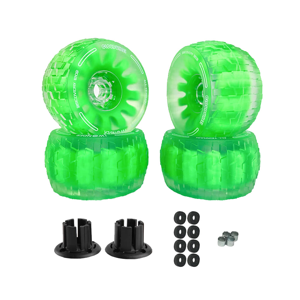 CLOUDWHEEL Discovery 120mm/105mm Urban All Terrain Off Road Electric Skateboard Wheels For Revel Kit Direct Drive Wheel Pulley Kit