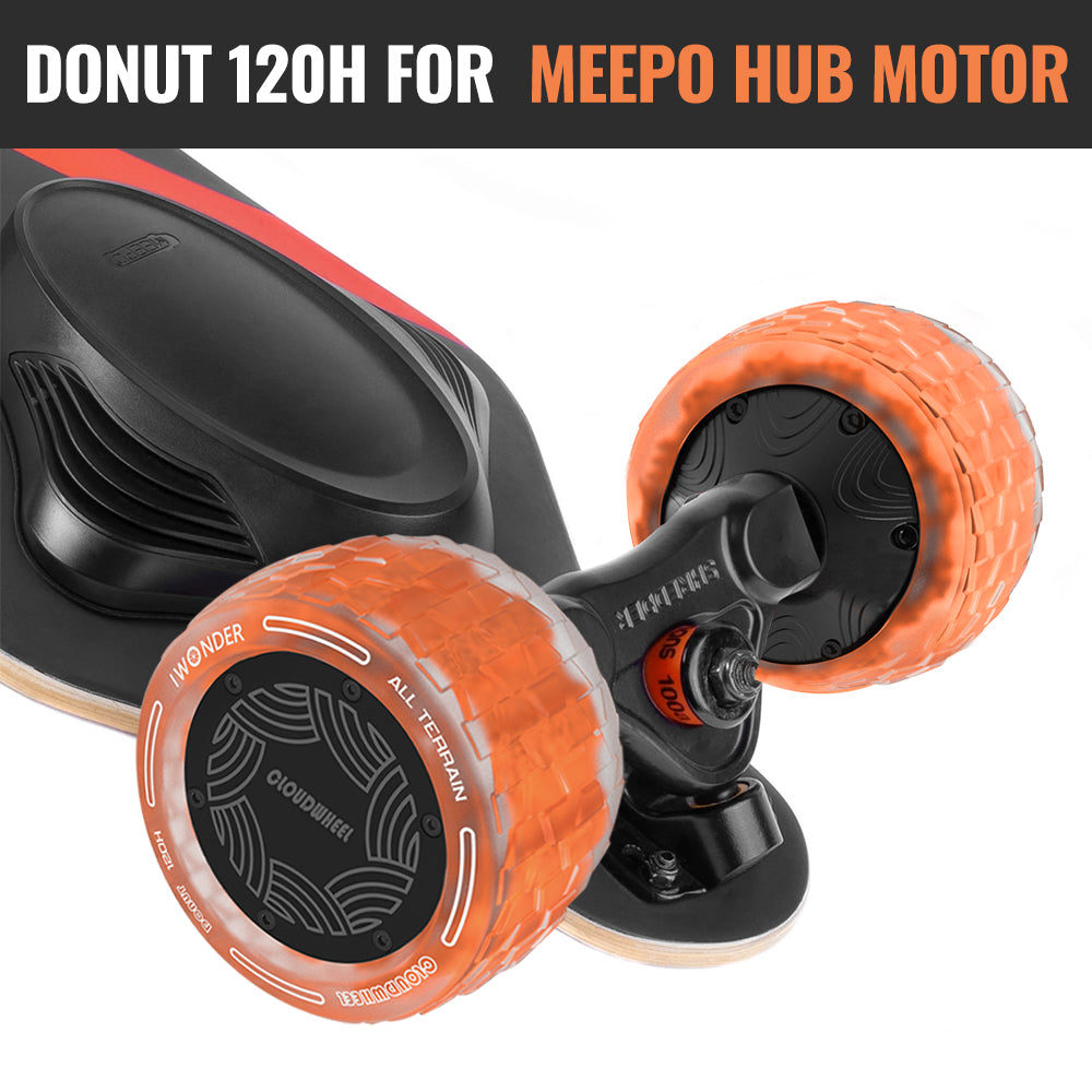 CLOUDWHEEL Donut 120mm Hub Motor Sleeve DIY Kits Urban All Terrain Off Road Electric Skateboard Wheels For Meepo Boards