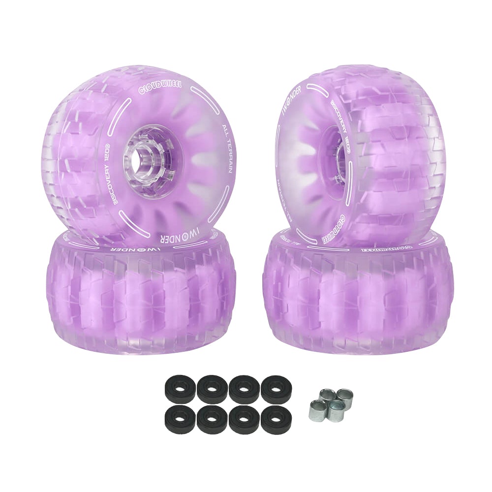 CLOUDWHEEL Discovery 120mm/105mm Urban All Terrain Off Road Electric Skateboard Wheels For MAXFIND FF-Belt Boards