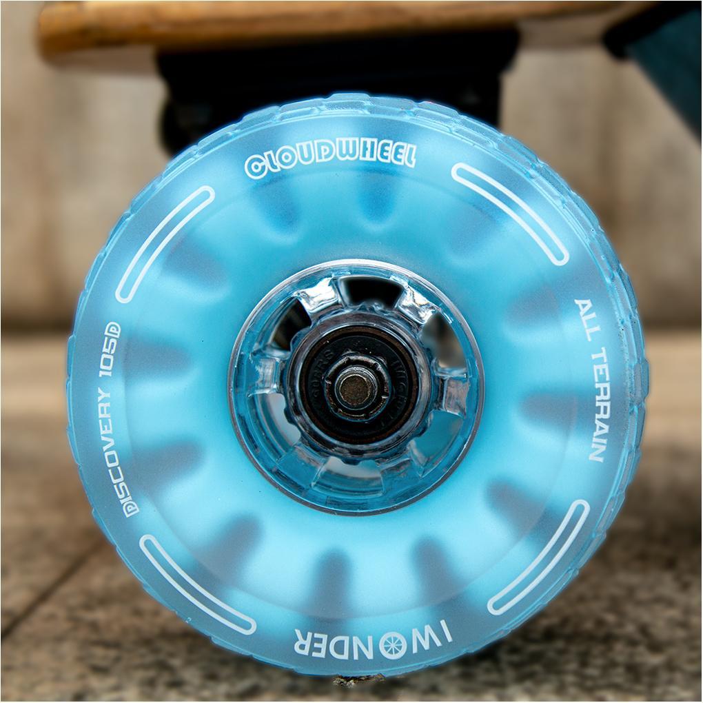 CLOUDWHEEL Discovery 120mm/105mm Urban All Terrain Off Road Electric Skateboard Wheels For WowGo Boards Wheel Pulley Kit