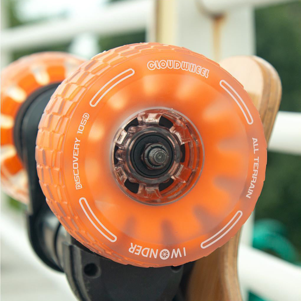 CLOUDWHEEL Discovery 120mm/105mm Urban All Terrain Off Road Electric Skateboard Wheels For Evolve Boards Wheel Pulley Kit