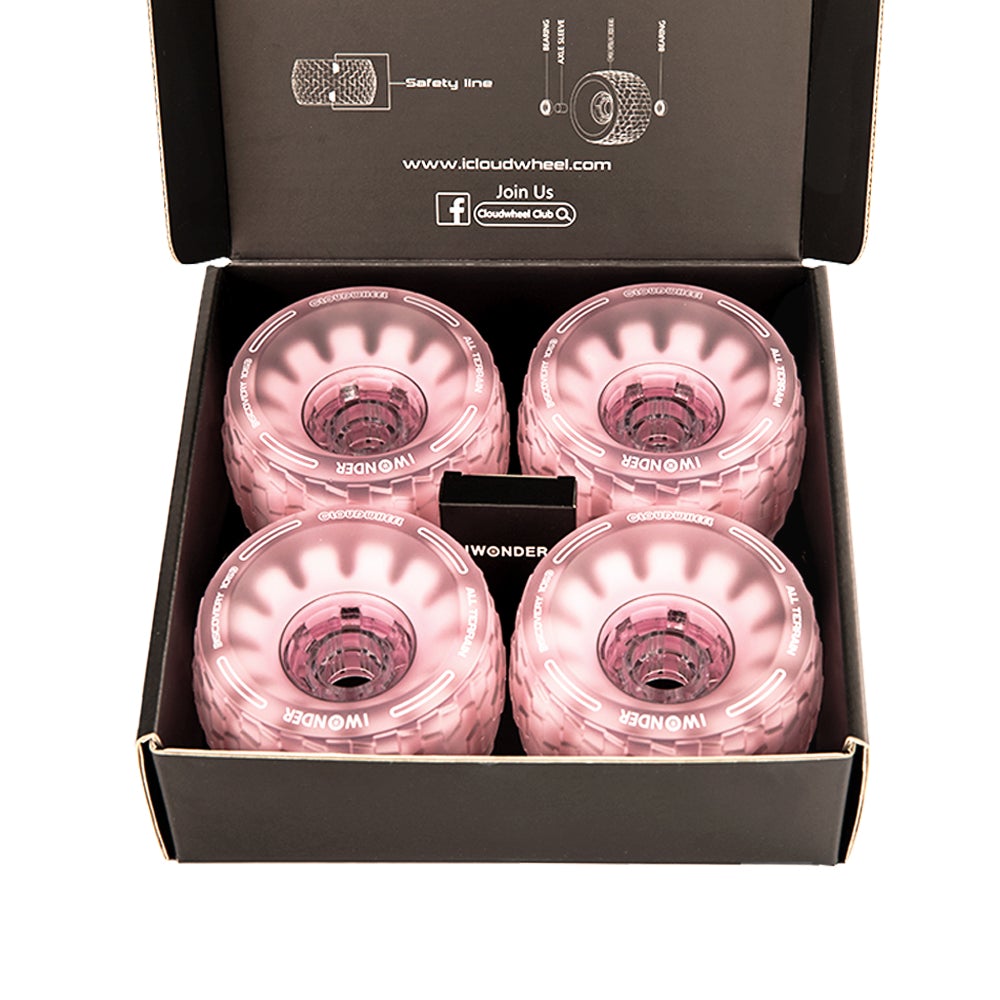 CLOUDWHEEL Discovery 120mm/105mm Urban All Terrain Off Road Electric Skateboard Wheels For MAXFIND FF-Belt Boards