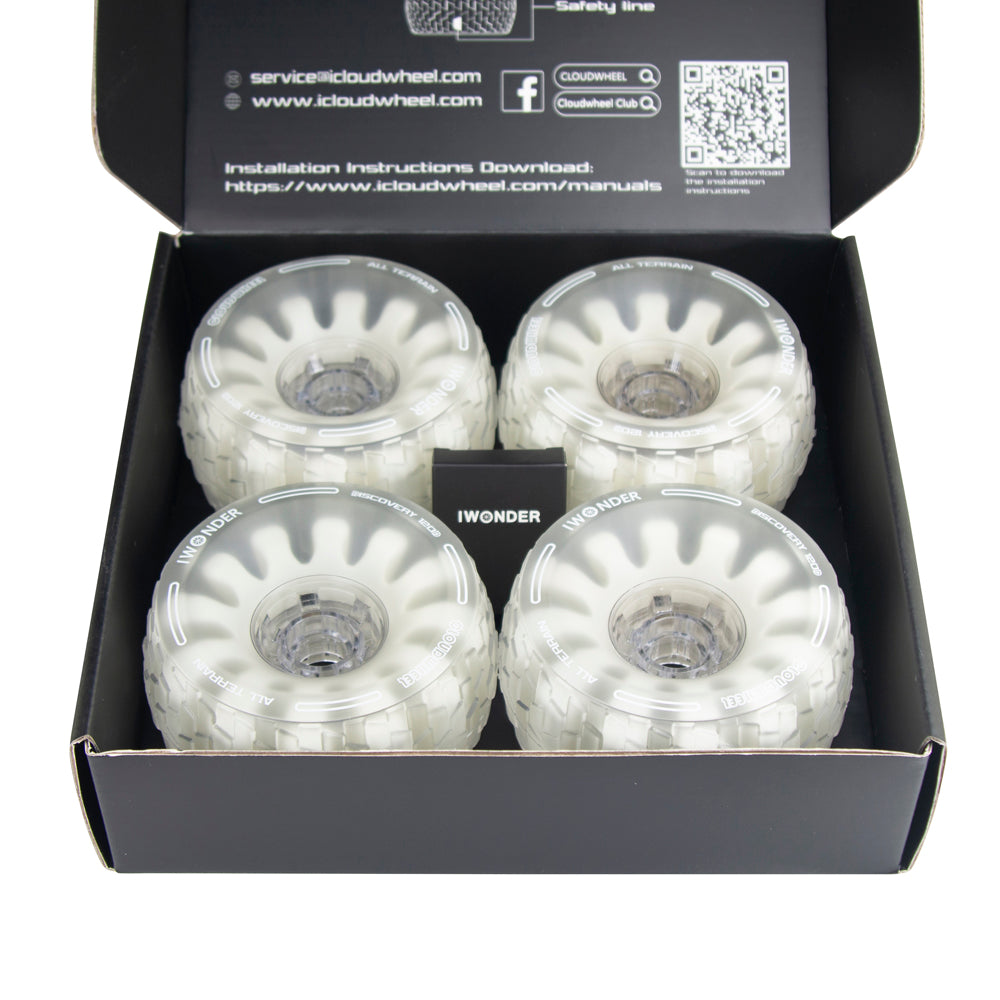 CLOUDWHEEL Discovery 120mm/105mm Urban All Terrain Off Road Electric Skateboard Wheels