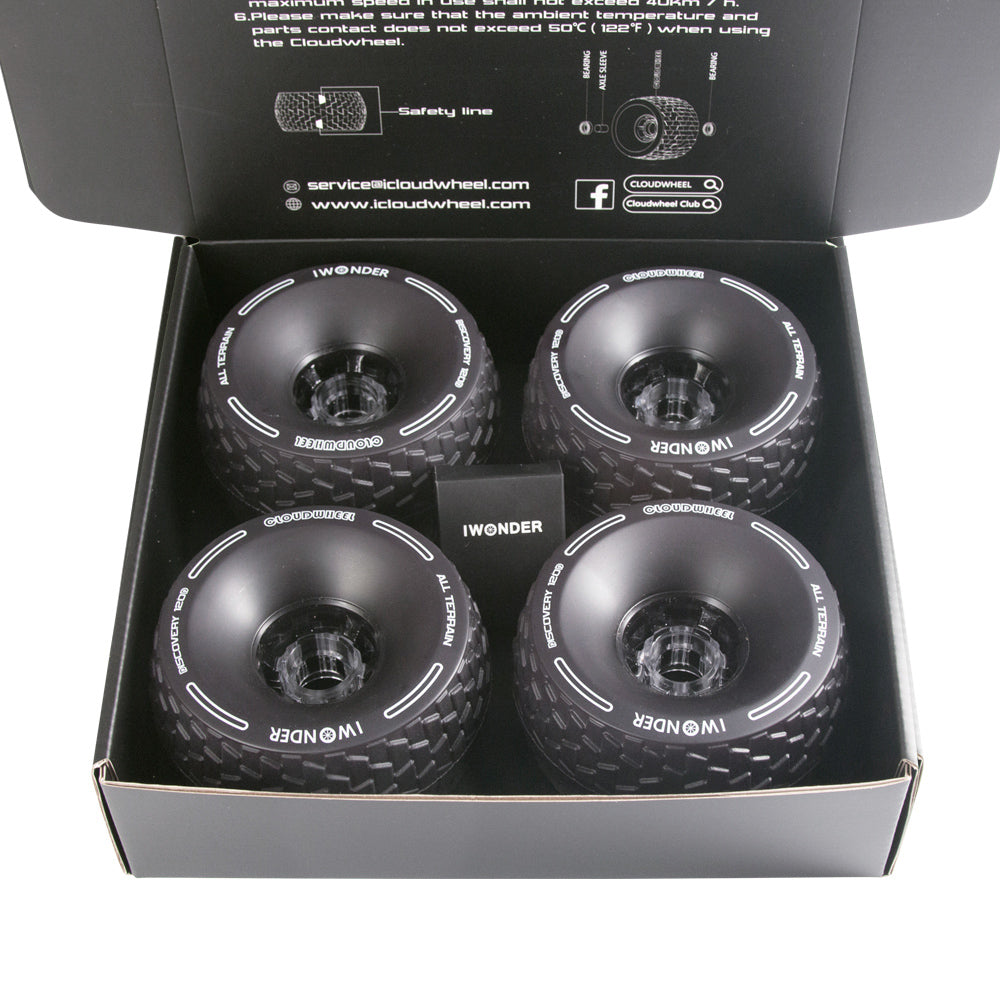 CLOUDWHEEL Discovery 120mm/105mm Urban All Terrain Off Road Electric Skateboard Wheels