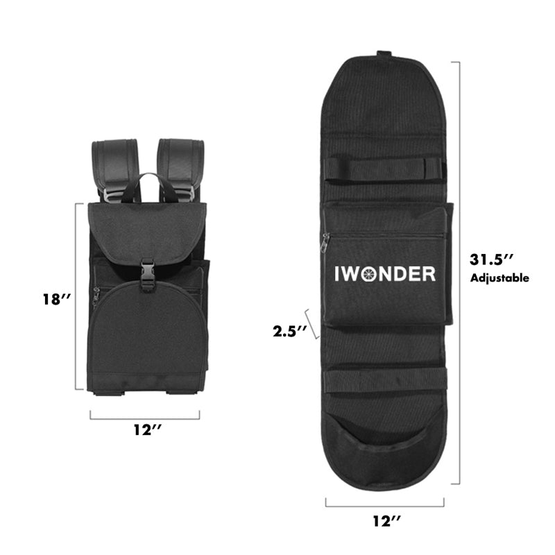 IWONDER Skateboard Bag For Electric Skateboards, Surfskate Boards And Longboards