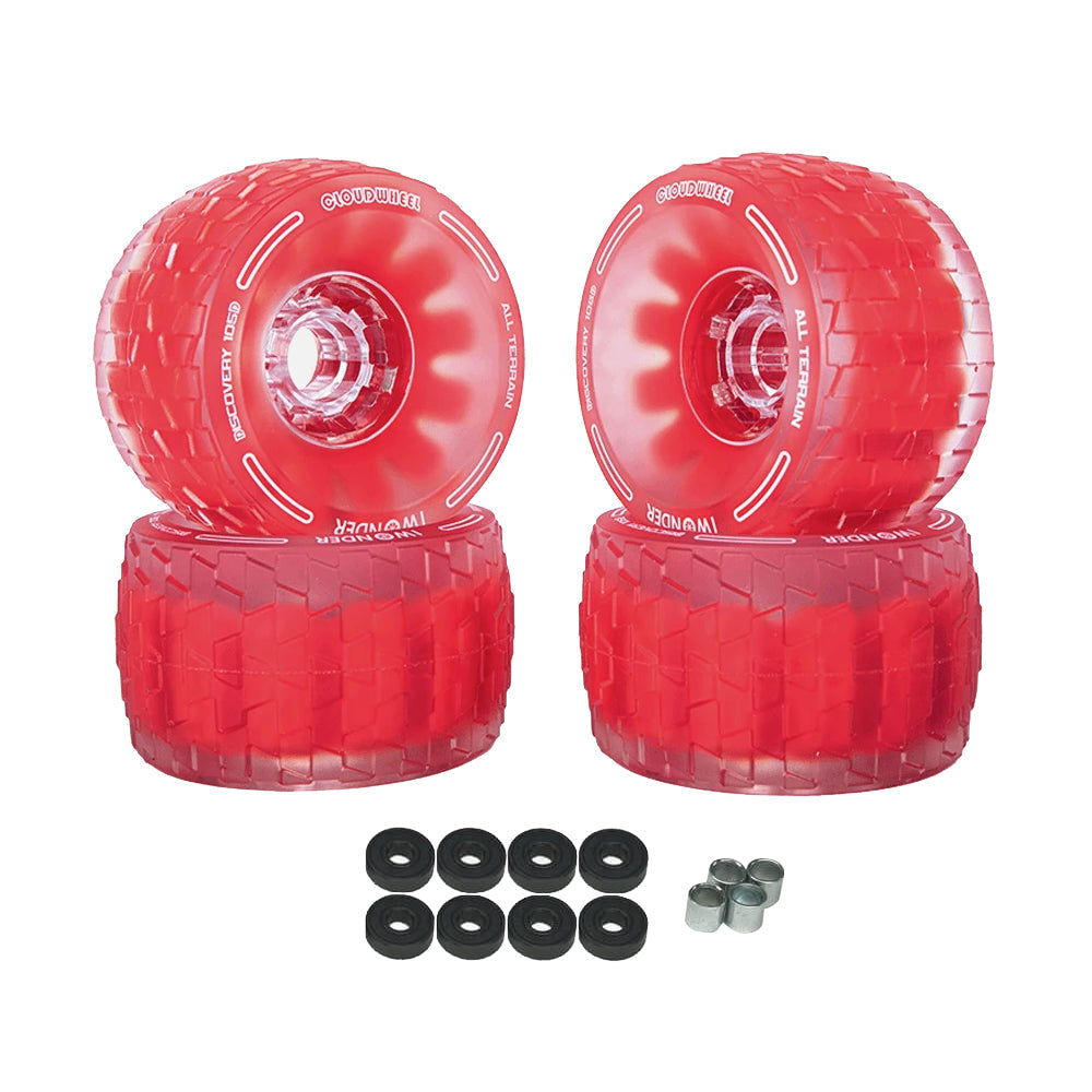 CLOUDWHEEL Discovery 120mm/105mm Urban All Terrain Off Road Electric Skateboard Wheels For B-ONE Boards Wheel Pulley Kit