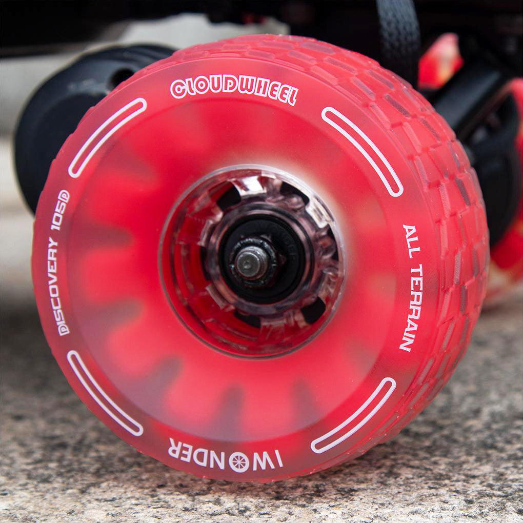 CLOUDWHEEL Discovery 120mm/105mm Urban All Terrain Off Road Electric Skateboard Wheels For Evolve Boards Wheel Pulley Kit