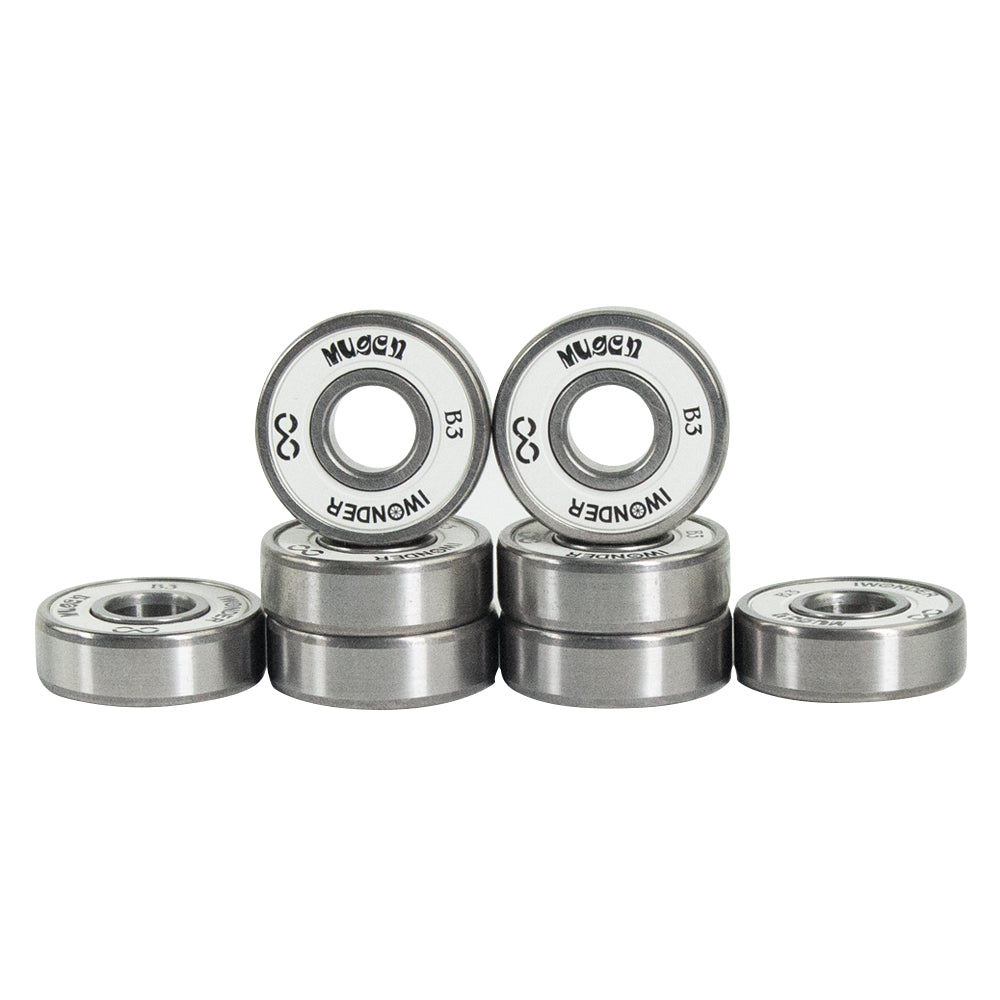 IWONDER MUGEN Precision Black Ceramic Skateboard Bearings