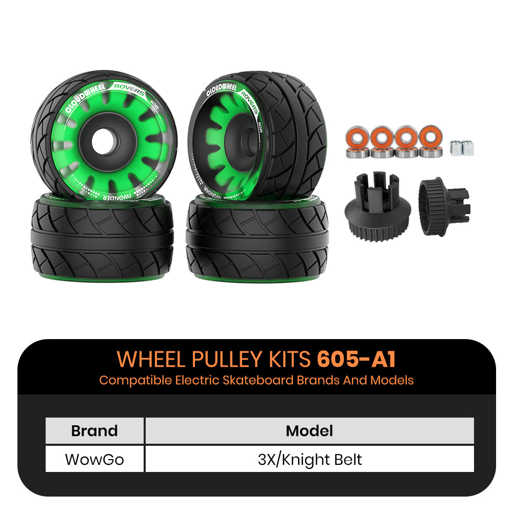 CLOUDWHEEL ROVERS 110R Urban All Terrain Off Road Electric Skateboard Wheels