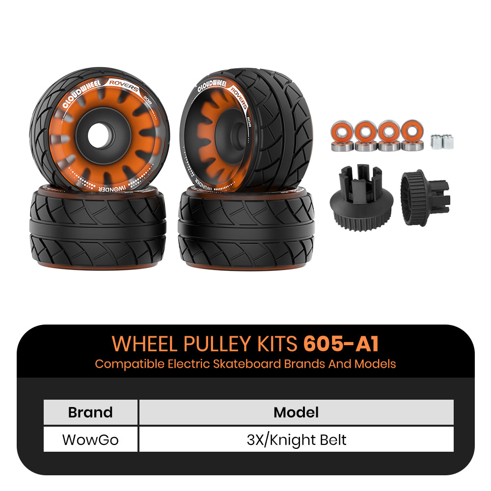 CLOUDWHEEL ROVERS 110R Urban All Terrain Off Road Electric Skateboard Wheels