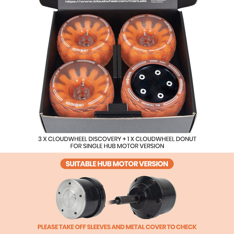 CLOUDWHEEL Donut 120mm Hub Motor Sleeve Urban All Terrain
