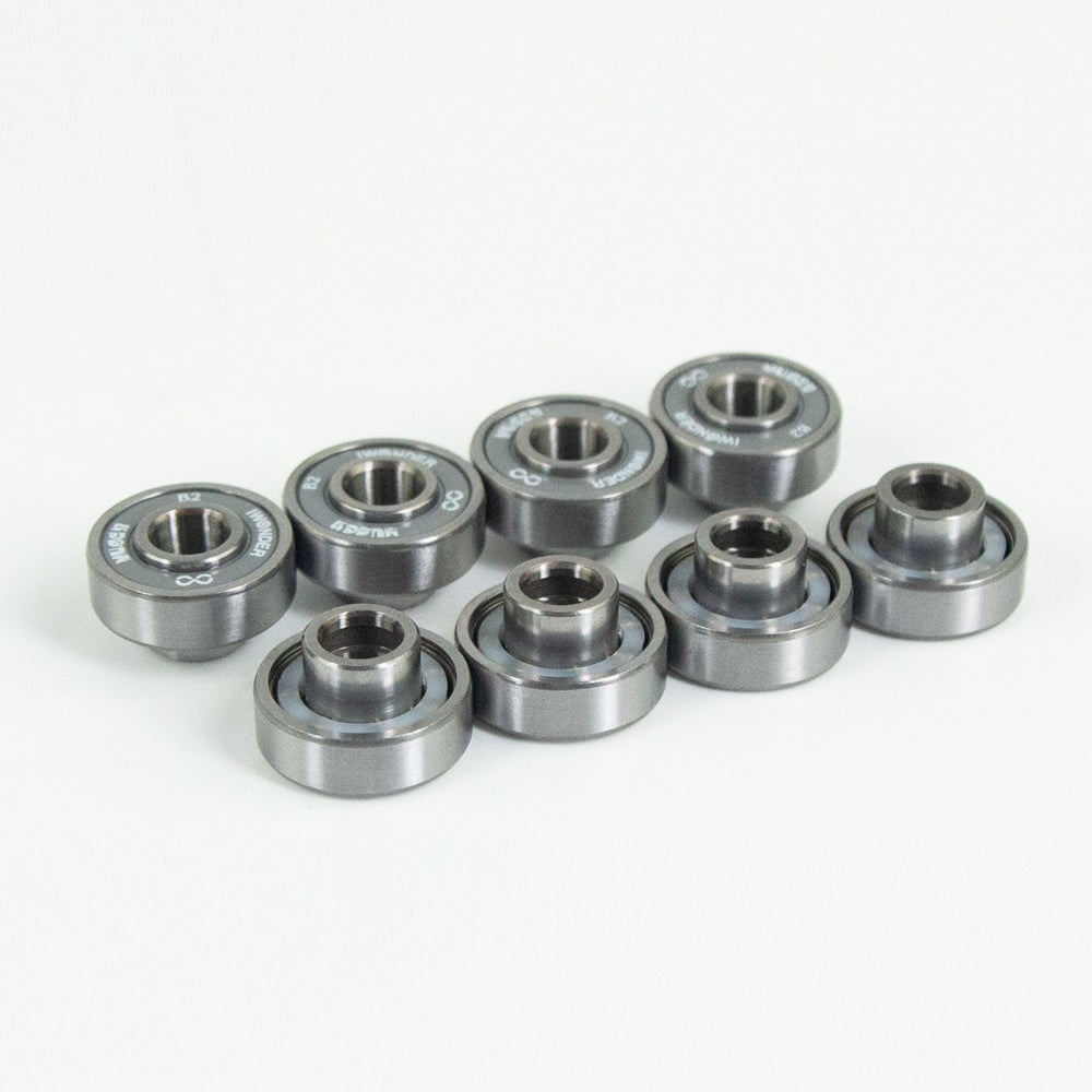 Pack Of 8 Ceramic Bearings For Longboards & Skateboards - Pro Quality, Smooth Ride