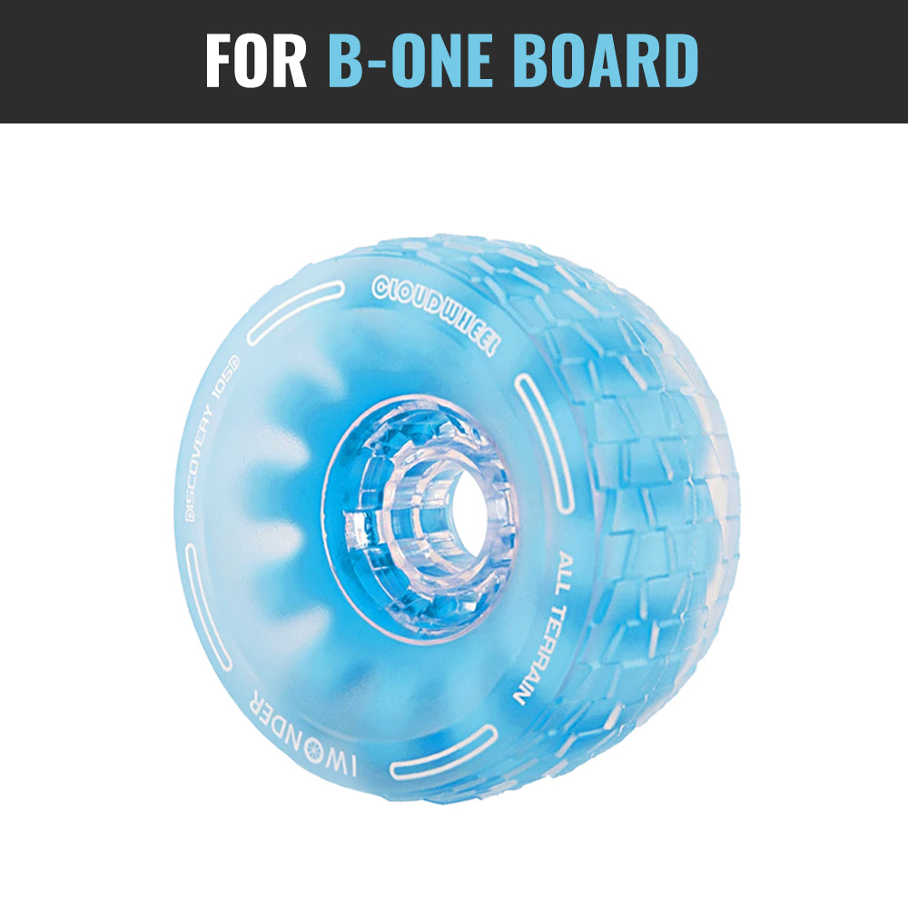 CLOUDWHEEL Discovery 120mm/105mm Urban All Terrain Off Road Electric Skateboard Wheels For B-ONE Boards Wheel Pulley Kit